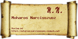 Moharos Narcisszusz névjegykártya